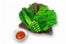 Sangchu (Korean stem lettuce)