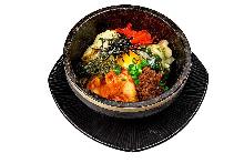 Stone grilled bibimbap