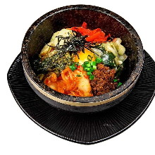 Stone grilled bibimbap