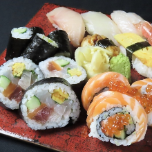 Assorted nigiri sushi