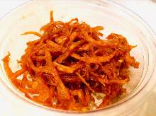 Dried squid kimchi