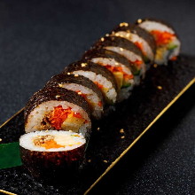 homemade galbi kimbap
