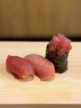 Tuna sushi platter