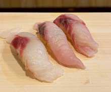 Assorted nigiri sushi, 3 kinds