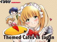 Manga drawing Themed Cafes in Japan