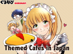 Manga drawing themed cafes in Japan