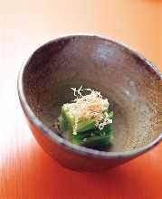 Ohitashi (boiled vegetables)