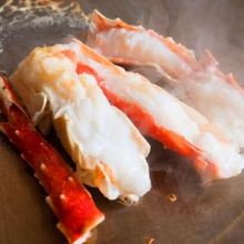 Red king crab teppanyaki