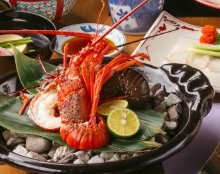 Spiny lobster Teppanyaki