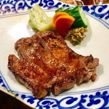 Grilled beef tongue