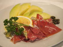 Prosciutto and melon