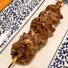 Grilled gizzard skewer