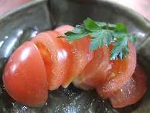 Sliced tomatoes