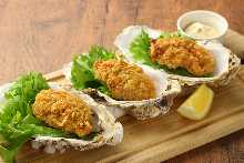 Deep-fried oysters