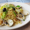 Clams & Spring Cabbage Pepperoncino – with anchovy flavors