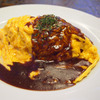 Omelet & Fried Rice with Demi-Glace Sauce