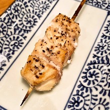 Grilled chicken tenderloin skewers