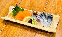 Assorted sashimi of the season, 2 kinds