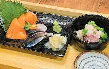 Sashimi meal set of the day