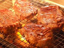 Grilled beef tongue