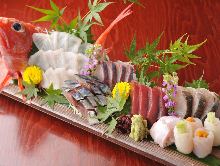 Assorted sashimi, 5 kinds