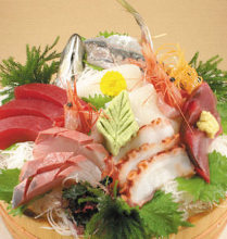 Assorted sashimi, 7 kinds