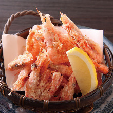 Fried prawns