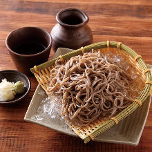 Chilled buckwheat noodles without broth