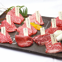 Assorted yakiniku, 10 kinds