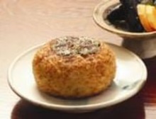 Grilled rice ball