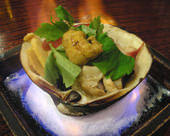Grilled Sakhalin surf clam