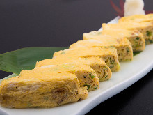 Japanese-style rolled omelet