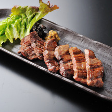 Charcoal grilled beef tongue