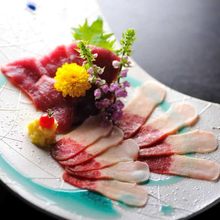 Whale sashimi