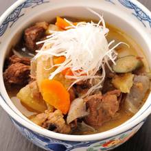 Simmered beef tendon