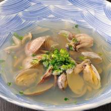 Manila clams steamed with sake