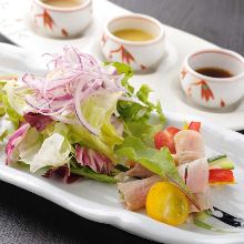 Chilled shabu-shabu salad