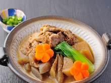 Simmered beef tendon