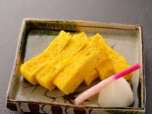 Japanese-style rolled omelet