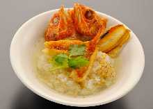 Whitefish ochazuke (rice with tea)