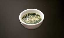 Wakame seaweed soup