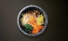 Stone grilled bibimbap