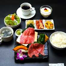 Yakiniku set meal(Premium short ribs,Premium loin)