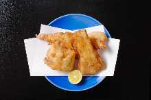 Fried Japanese pufferfish