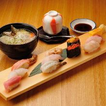 Assorted nigiri sushi, 10 kinds