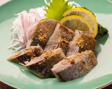 "Goma-saba" sesame-flavored mackerel (regional dish)