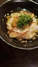 Tai chazuke (sea bream and rice with tea)