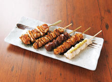 Assorted grilled skewers, 5 kinds