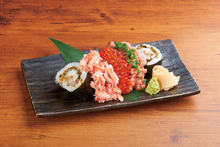 Assorted nigiri sushi, 3 kinds Assorted nigiri sushi, 3 kinds