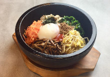 Stone grilled bibimbap